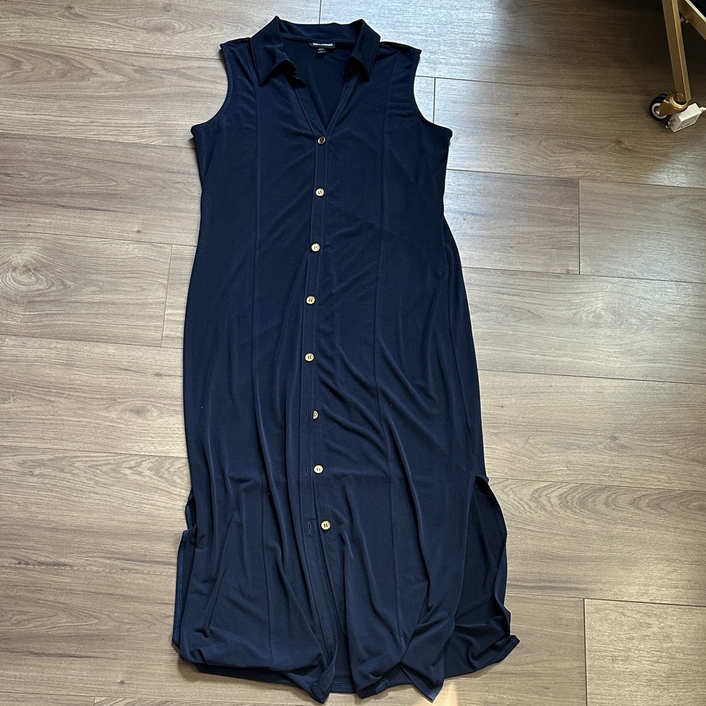 Nina Leonard dress. Maxi. Buttons up the front. Easy to wear, great for vacation